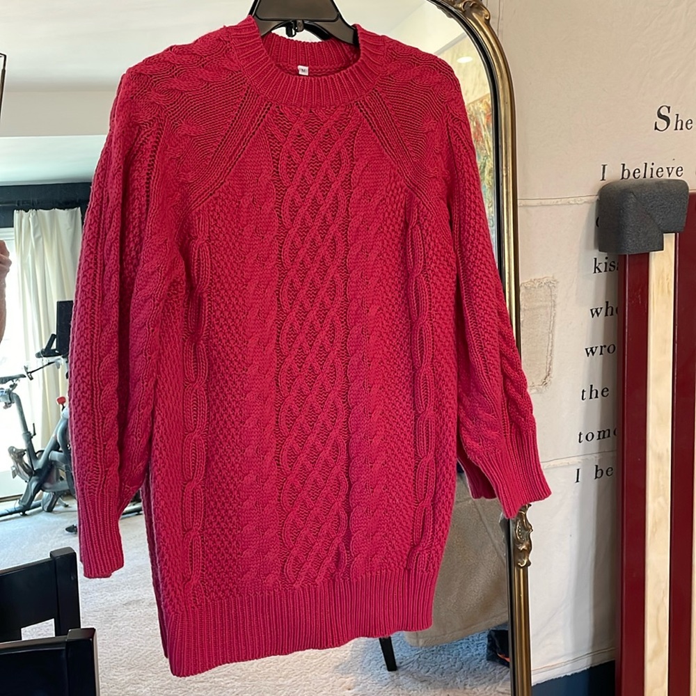 Like new! Red Sweater Dress